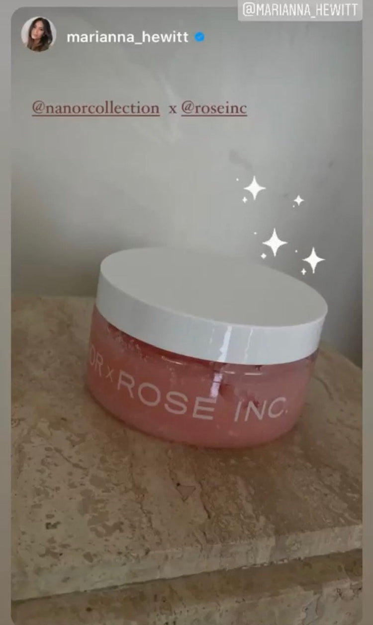 NANOR X ROSE INC. COLLAB Tuberose Row Body Scrub Skin Care Nanor 