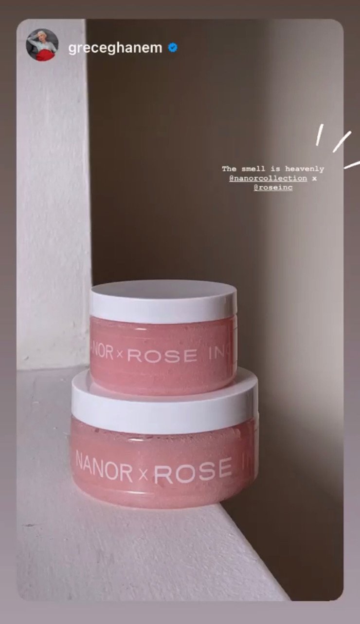 NANOR X ROSE INC. COLLAB Tuberose Row Body Scrub Skin Care Nanor 