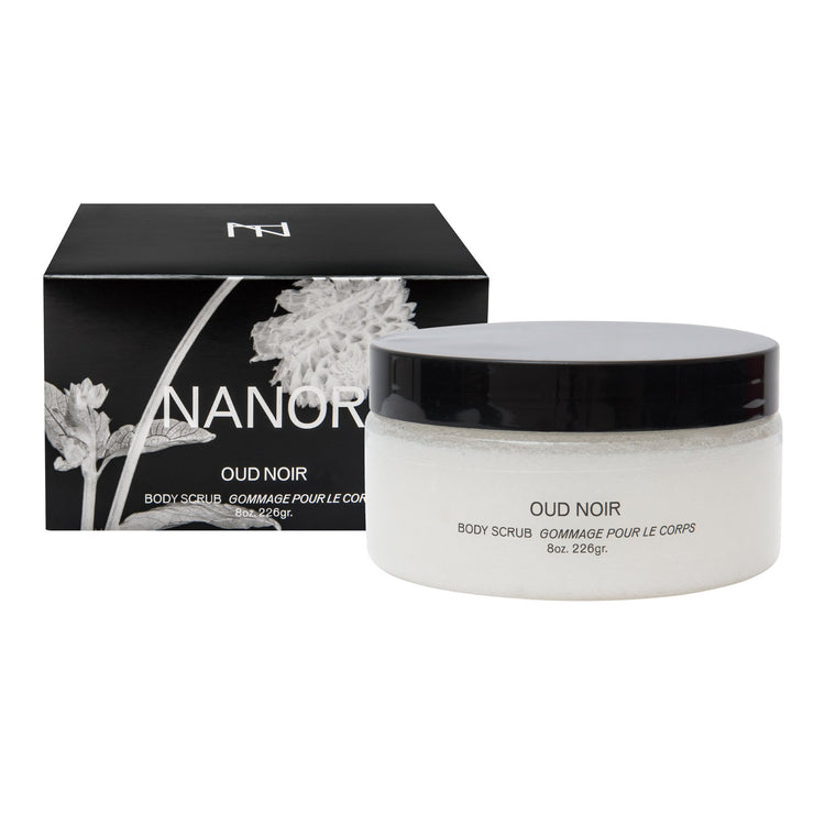 Oud Noir Body Scrub Skin Care Nanor 8oz